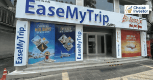 EaseMyTrip share price chart 2025 showing recent stock crash and recovery levels