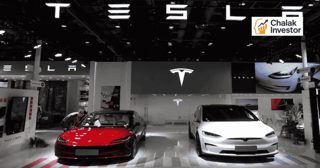 Tesla Showroom in Delhi Aerocity Worldmark building exterior view